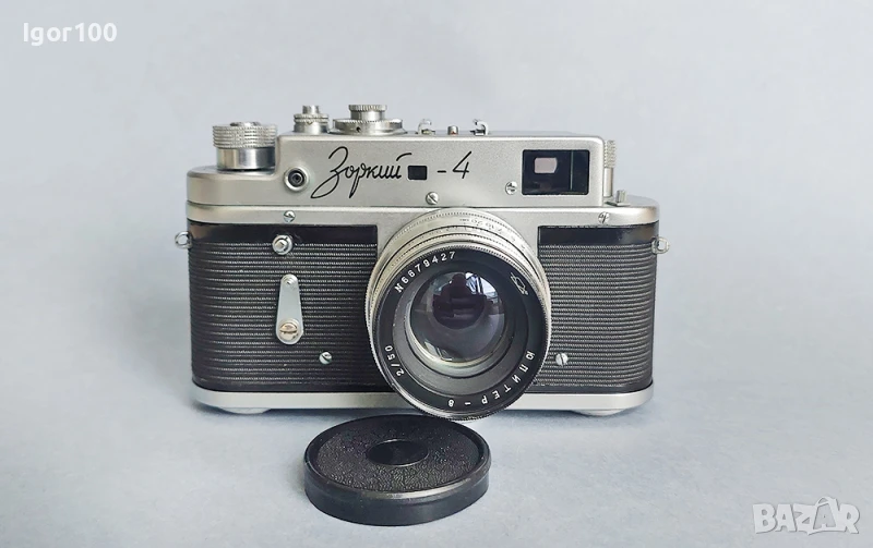 Classic Soviet Camera - ЗОРКИЙ - 4, снимка 1