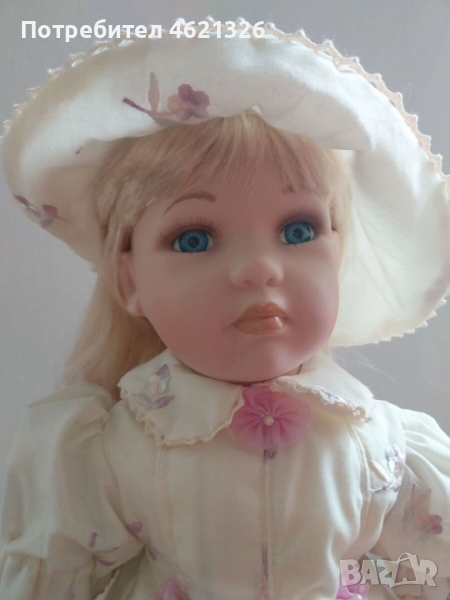 Винтидж колекционерска порцеланова кукла с ограничено издание от колекцията Leonardo рядка, снимка 1