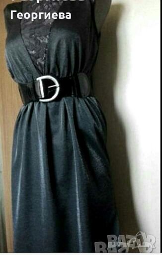 Чисто нова рокля в черно и сребристо  🍀👗S,M,L🍀👗 арт.1061, снимка 1