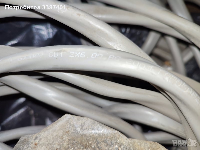 Кабел СВТ 2х6мм2, снимка 1