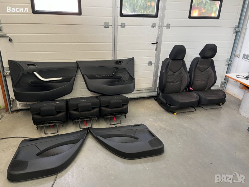 Салон Седалки с корите Peugeot 308 SW Facelift 1.6 HDI Пежо 308 Комби Фейслифт 1.6 ХДИ pejo, снимка 1