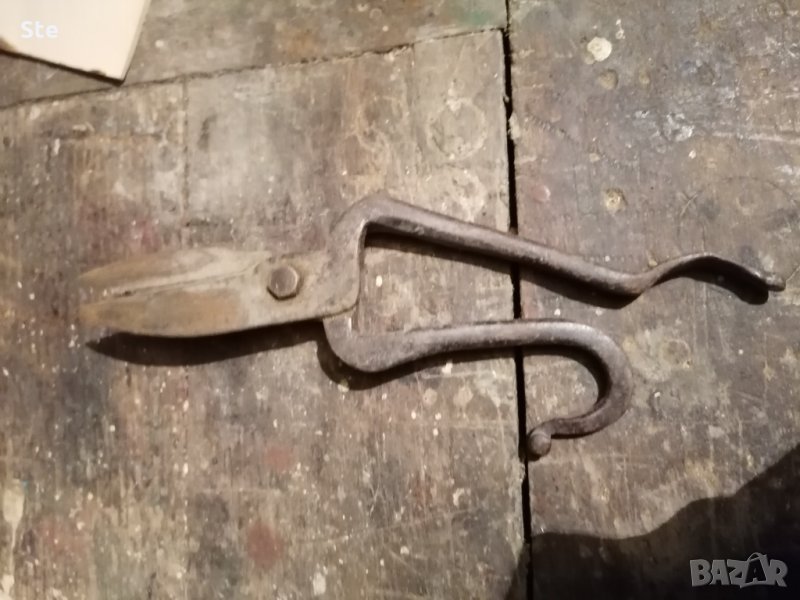 антикварна ножица, снимка 1