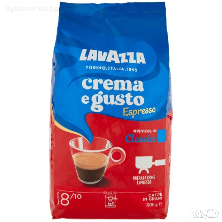 Lavazza Crema e Gusto Classico 1кг кафе на зърна, снимка 1