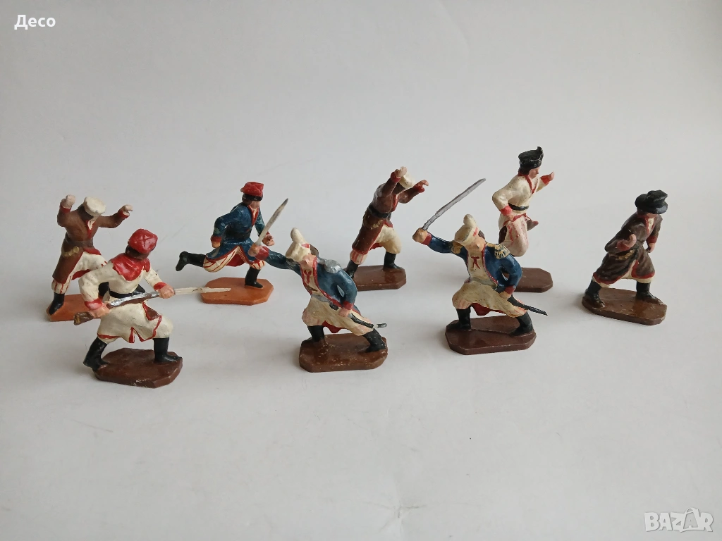 Стари полски фигурки унгарски войници., снимка 1