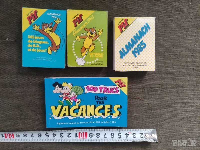 Продавам комикси :Le nouveau PIF almanach брой 718, 770,801,822, снимка 1