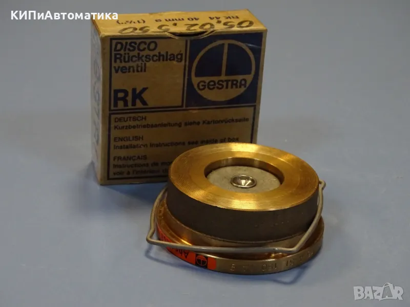 клапан възвратен Gestra RK44 disco check valve DN40, снимка 1