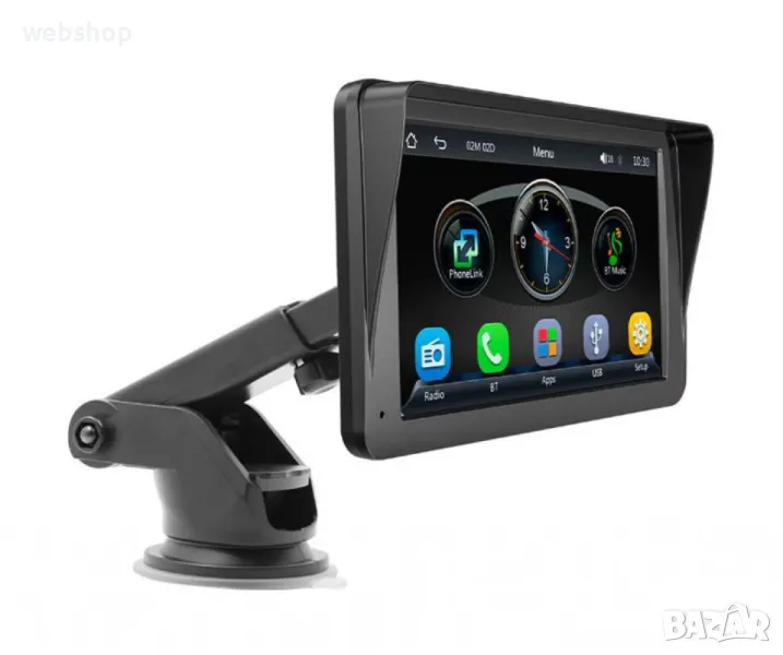 Преносима мултимедия за автомобил 9 инча с безжичен Apple Carplay, Android Auto, Bluetooth, Mirror , снимка 1