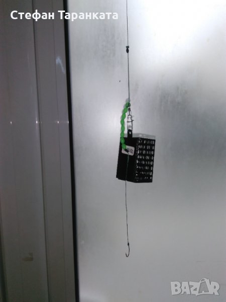 185  монтаж на фидер 40 грамова метална хранилка, снимка 1