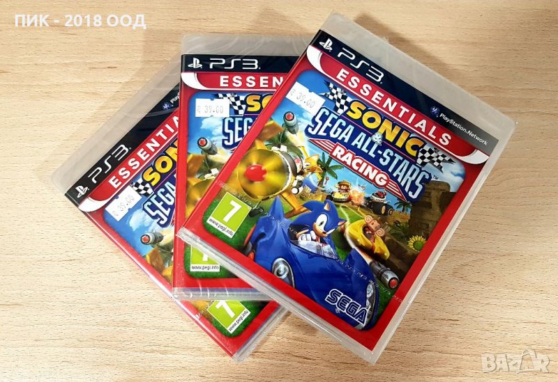 Чисто нова игра Sonic All Stars Racing за PS3, снимка 1