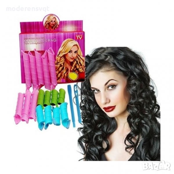 Вълнообразни къдрици с ролки за коса Magic Leverag, снимка 1