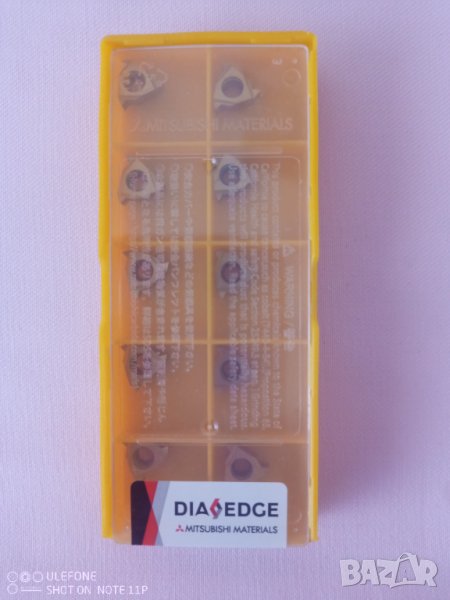 Комплект от 10 броя стругарски пластини MMT 11IR AG60 US735, снимка 1