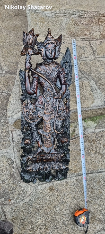 скулптура, пано дърворезба , снимка 1