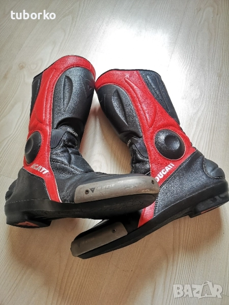 Мото ботуши Ducati Dainese + мото яке Hevik, снимка 1