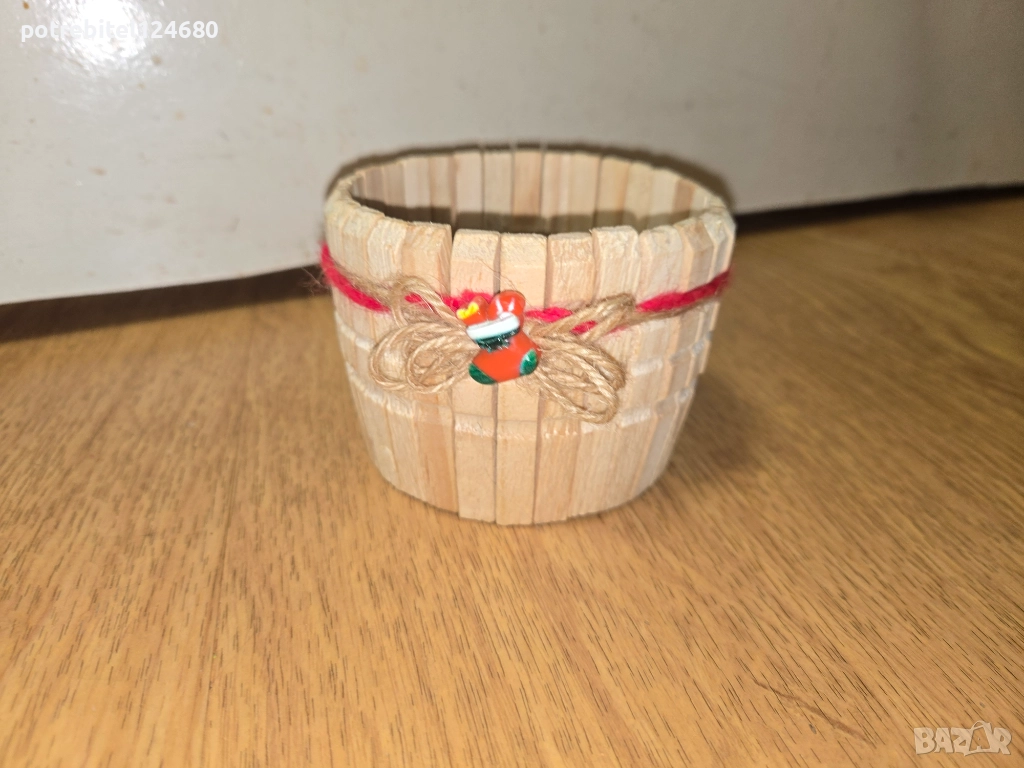 Коледна кашпа, снимка 1