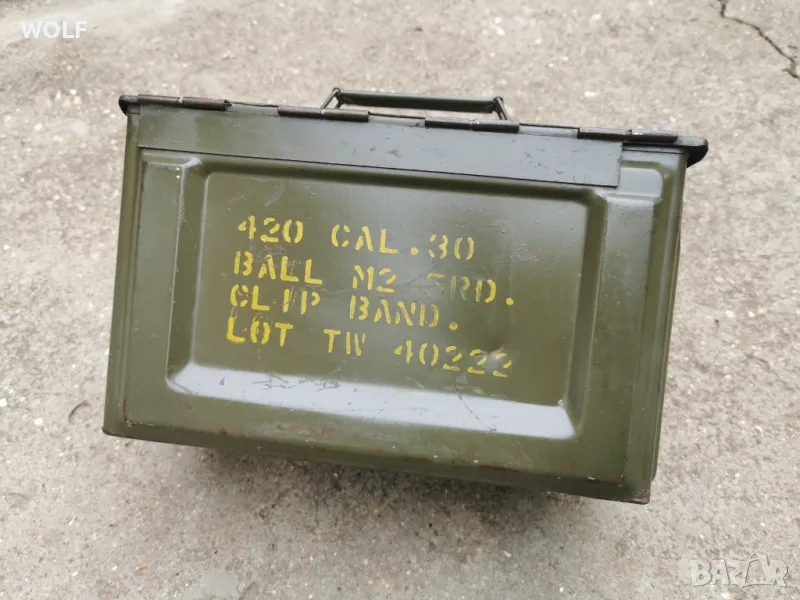 U. S. A кутия за патрони 30калибър, снимка 1