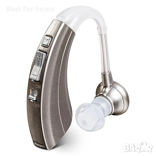 Britzgo BHA-220S Слухов апарат подходяща за двете уши, 4 нива на звука, снимка 1