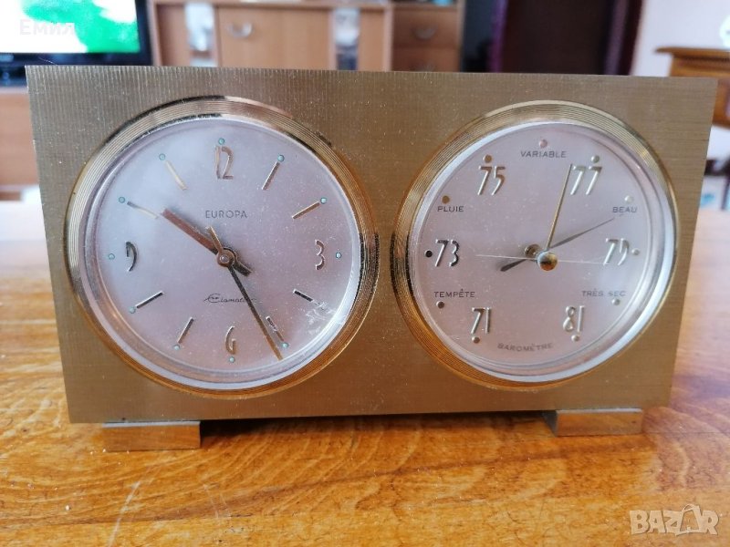 Колекционерски часовник барометър EUROPA , снимка 1