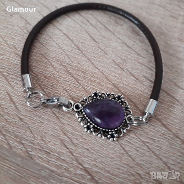 Гривна с аметист, снимка 1