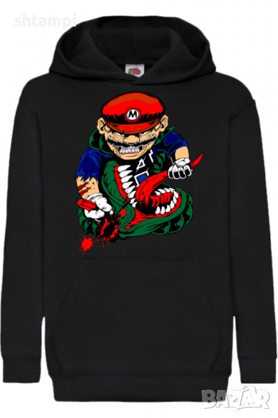 Детски Суитчър/Суитшърт Mario VS Monster,Super Mario,Игра,Подарък,Изненада,Забавление,Рожден Ден, снимка 1