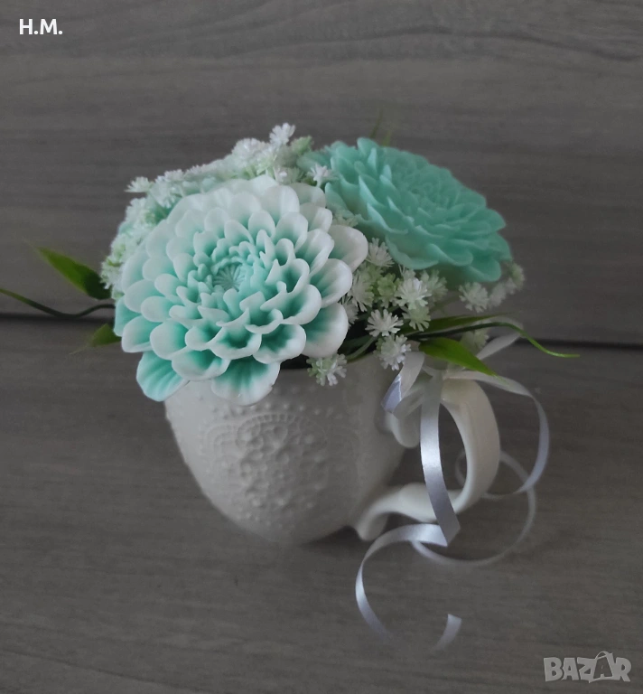 Сапунени цветя., снимка 1