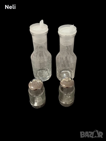 Прибори за олио, оцет, сол и пипер, снимка 1