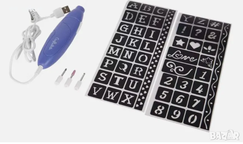 Химикал за гравиране върху дърво, керамика, метал, стъкло и пластмаса Crafts & Co 6 части, снимка 1