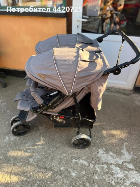 Лятна количка за близнаци, снимка 1
