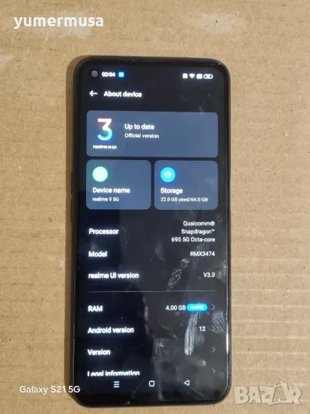 Части за Realme 9 5G RMX3474, снимка 1