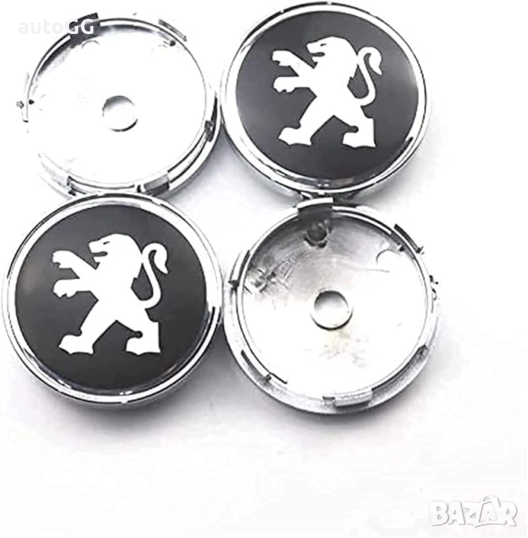 Капачки за джанти Пежо/PEUGEOT 60/56мм, снимка 1