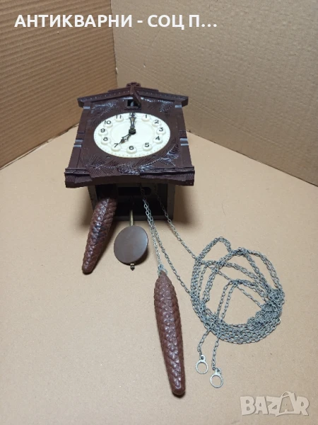 Стар Стенен Руски Часовник Кукувица., снимка 1