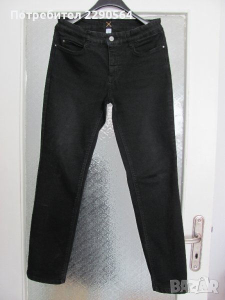 Дънки черни и еластични, снимка 1