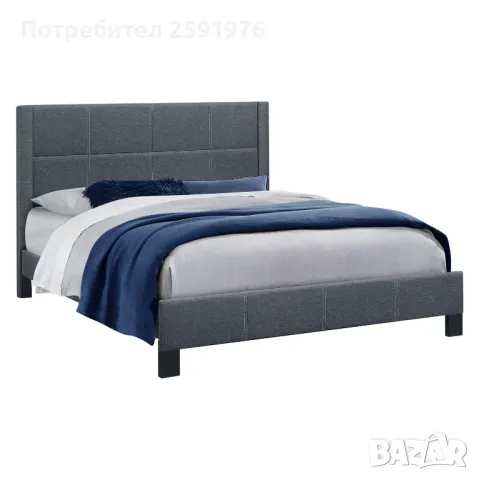 Топ цена - Тапицирана спалня TRILLOP - 3 различни цвята, 160x200cm., снимка 1