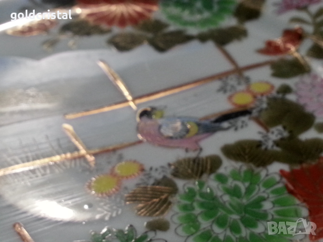 Японски фин порцелан чинии, снимка 7 - Антикварни и старинни предмети - 44797498