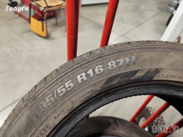 4бр.летни гуми 195/55/16 Kumho, снимка 3 - Гуми и джанти - 52467911