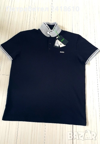 Hugo Boss Paddy Pique Cotton Regular Fit Mens Size 2XL НОВО! ОРИГИНАЛ Мъжка Тениска!, снимка 4 - Тениски - 54022617