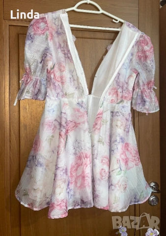 Разкошна рокля на цветя, снимка 10 - Рокли - 51669587