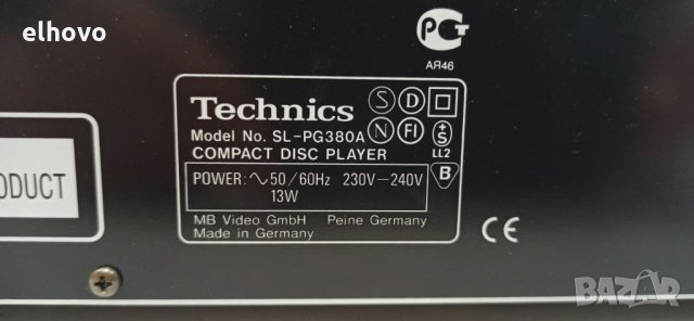 CD player Technics SL-PG380A, снимка 4 - MP3 и MP4 плеъри - 30680915
