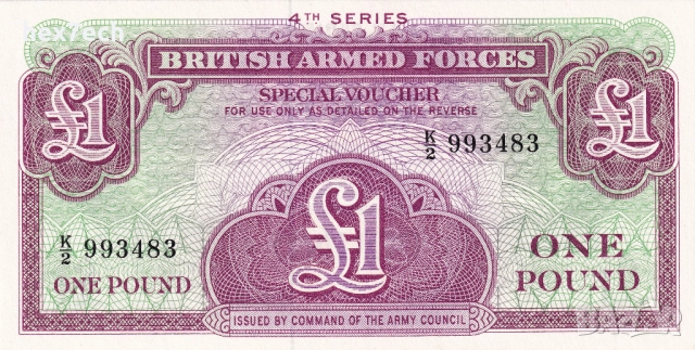 ❤️ ⭐ Великобритания 1962 1 паунд UNC нова ⭐ ❤️, снимка 2 - Нумизматика и бонистика - 52810321