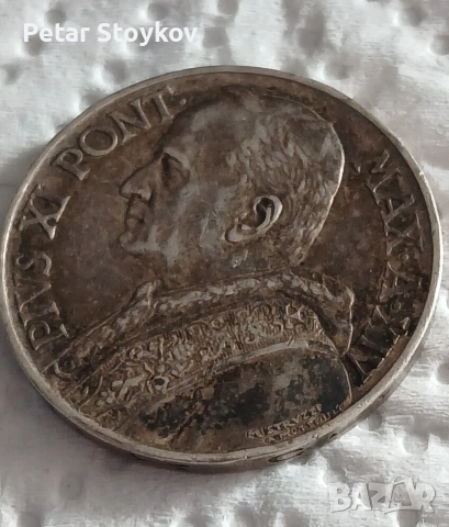 Стара сребърна монета., снимка 4 - Нумизматика и бонистика - 52953265