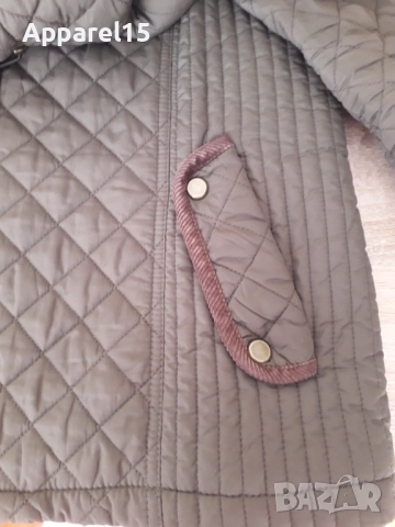 Американско марково тъмнозелено яке с качулка L/ XL, снимка 9 - Якета - 52388568