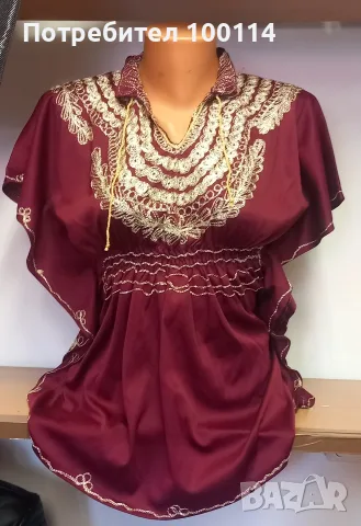 Дамска етно туника с бродерия, снимка 3 - Туники - 55849942