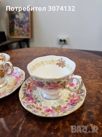 Чаши за кафе от костен порцелан, снимка 4 - Чаши - 52996818