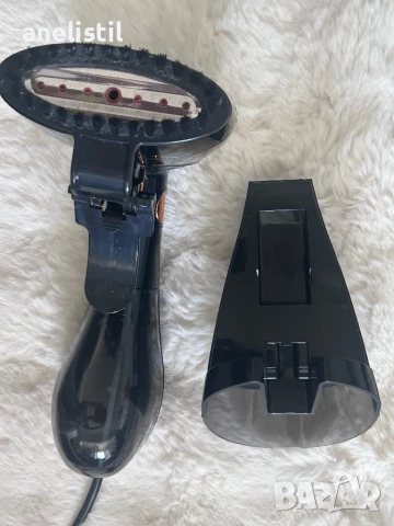 Нов уред за гладене с пара (стимер) - само тестван! Перфектен за бързо освежаване на дрехи!, снимка 2 - Ютии - 50843881