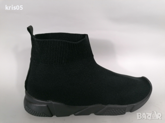 Дамски сникърси - чорап, снимка 1