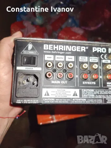  DJ миксер  Behringer, снимка 2 - Ресийвъри, усилватели, смесителни пултове - 56316298