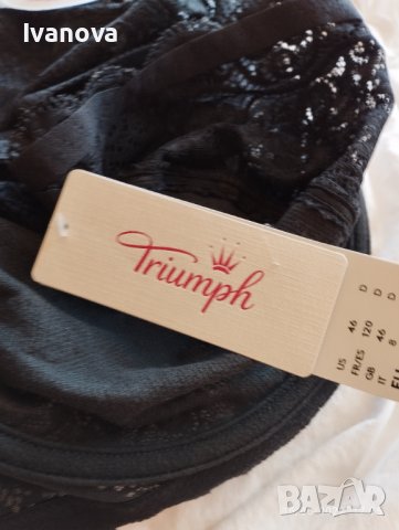 Продавам нов черен сутиен Триумф 105D, снимка 4 - Бельо - 37097049