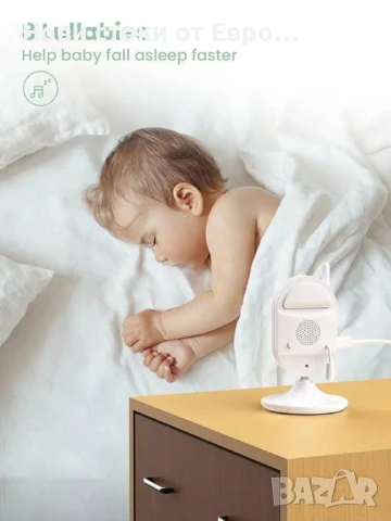 YOTON YB01 2.4-инчов преносим бебефон с камера и аудио, автоматично нощно виждане, снимка 9 - Бебефони - 51000506