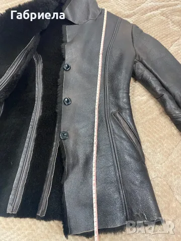 Естествена кожа топло яке , снимка 7 - Якета - 48105199