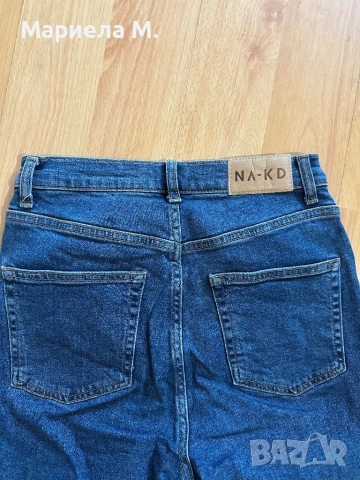Na-kd дамски прави дънки, 36, като нови, снимка 3 - Дънки - 53052602