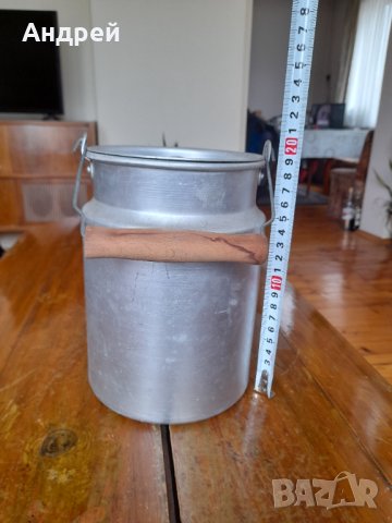 Стара алуминиева котленка,гюм #4, снимка 2 - Антикварни и старинни предмети - 42690073